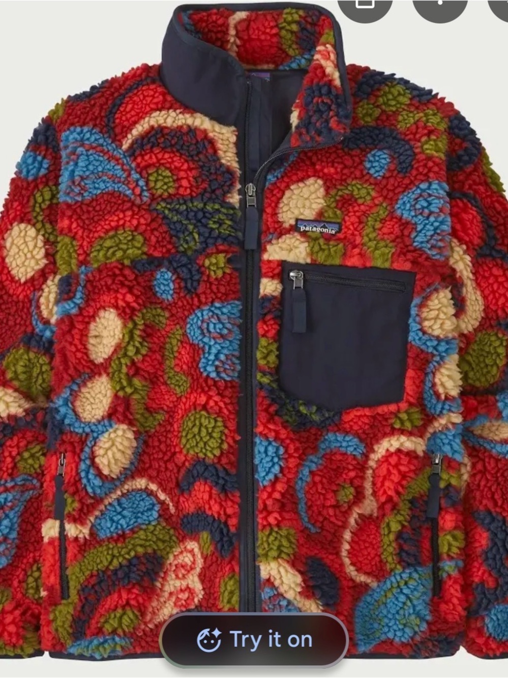 Patagonia Retro-X Jacket in River River: Amanita Red